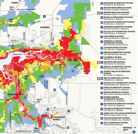 Manatee County Evacuations Zones Map Amp Shelters Heavy Com - Riset