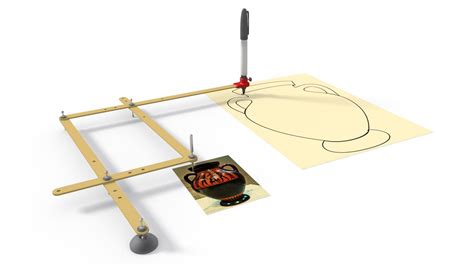 Pantograph 3d rendering | Diy and crafts, Homemade tools, Diy projects