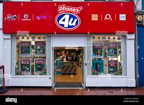 UK mobile phone retailer, Phones 4 u storefront, Reading, Berkshire, GB, UK Stock Photo - Alamy