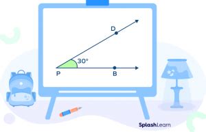 30 Degree Angle - Construction With Compass and Protractor