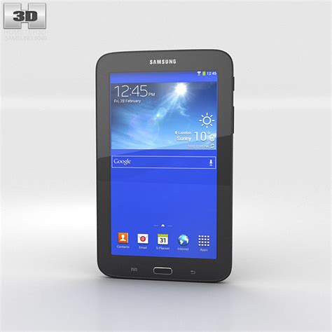 Samsung Galaxy Tab 3 Lite Black 3D model - Download Tablet on 3DModels.org