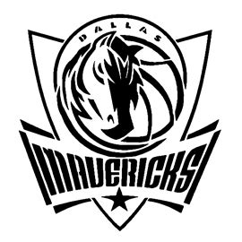 NBA Dallas Mavericks Logo Stencil | Free Stencil Gallery