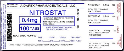 Nitrostat (Aidarex Pharmaceuticals LLC): FDA Package Insert, Page 2