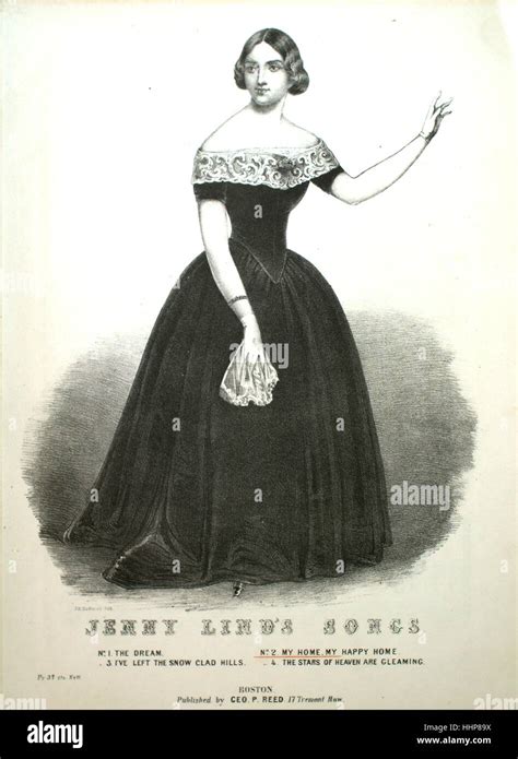 Sheet music cover image of the song 'Jenny Lind's Songs No 2 My Home, My Happy Home Ballad ...