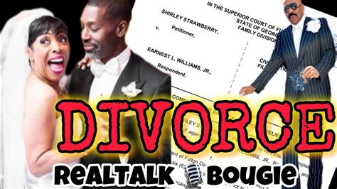 SHIRLEY STRAWBERRY FILES FOR DIVORCE FROM EARNEST WILLIAMS FINALLY! - YouTube