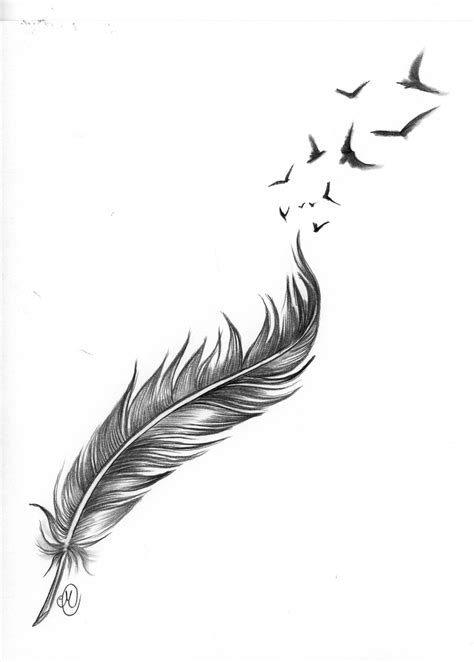 Feathers and birds — Steemit | Feather tattoo design, Feather with ...