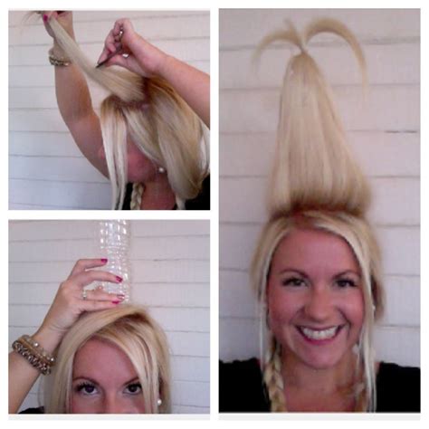 Merry Halloween! A Cindy Lou Who Hair Tutorial! | Cindy lou who hair, Cindy lou hair, Hair tutorial