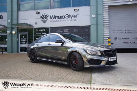 Mercedes Benz CLA45 AMG - Black Chrome wrap | WrapStyle