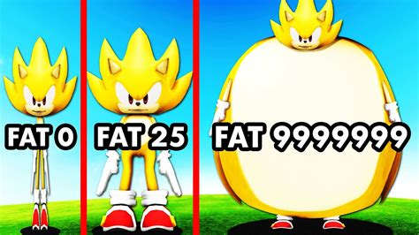 Growing SKINNY SUPER SONIC Into FATTEST In GTA 5 - YouTube