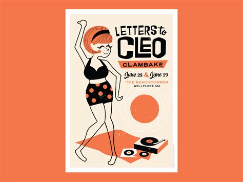 Letters To Cleo Poster by Nicole Anguish on Dribbble