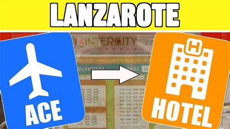 Lanzarote airport to your hotel: Taxi, bus, shuttle or rental car? - YouTube