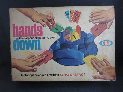 vintage 1964 ideal hands down game slap by maryscrochetnmore