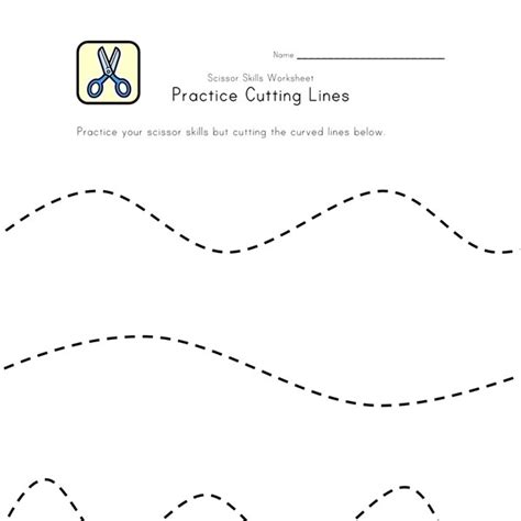 Scissor Skills - Practice Cutting Lines | All Kids Network