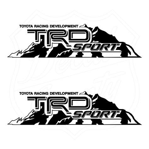 Toyota TRD Truck Off Road Racing Decals Tacoma Tundra Die-cut Vinyl Sticker ...