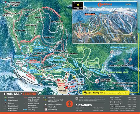 Cross Country Skiing Map | Nordic Skiing at Eldora | Colorado skiing ...