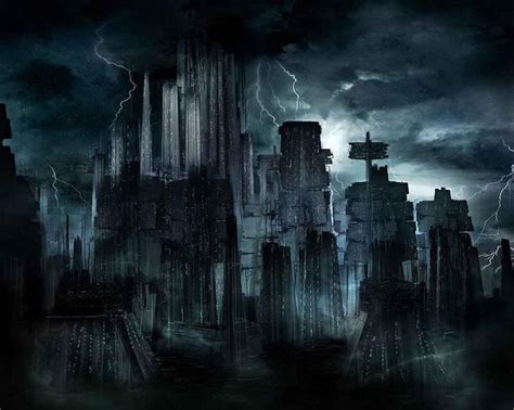 Urban Gothic Metropolis | Dark city, Dark wallpaper, Cityscape wallpaper