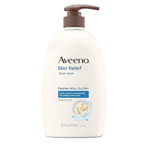 Amazon.com : Aveeno Skin Relief Fragrance-Free Body Wash with Triple ...