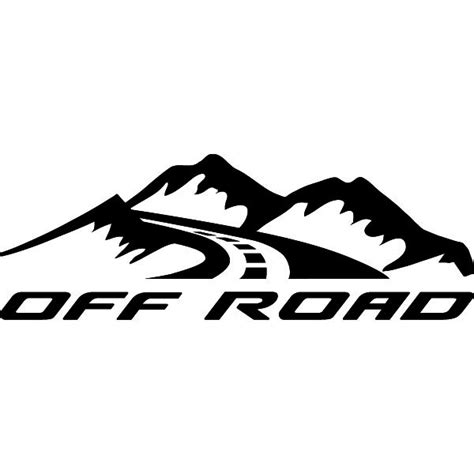 Mountain Off Road Logo Decals Cars - Passion Stickers