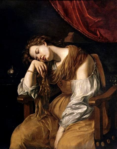 Artemisia Gentileschi | Mary Magdalene as Melancholy, 1622-1625 | Tutt'Art@ | Pittura * Scultura ...