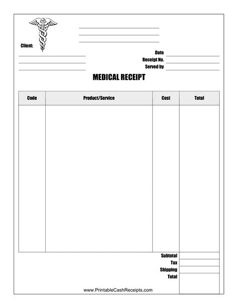 Free Medical Invoice Template Word It Provides An Itemized Breakdown Of All Medical Services ...