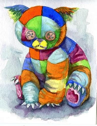 Ragbag Bear--Aquanut Watercolor on Winsor & Newton Waterco… | Flickr