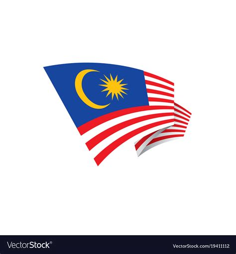 Malaysia flag Royalty Free Vector Image - VectorStock