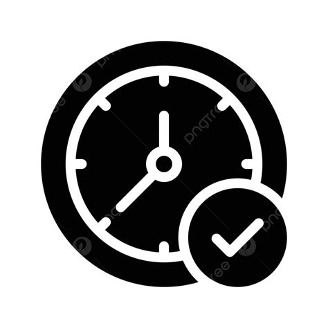 Clock Symbol Illustration Timer Vector, Symbol, Illustration, Timer PNG and Vector with ...