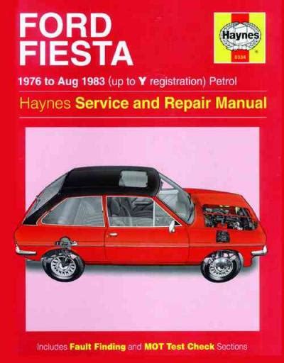 Ford Fiesta 1976-1983 Haynes Service Repair Manual USED - australia ...