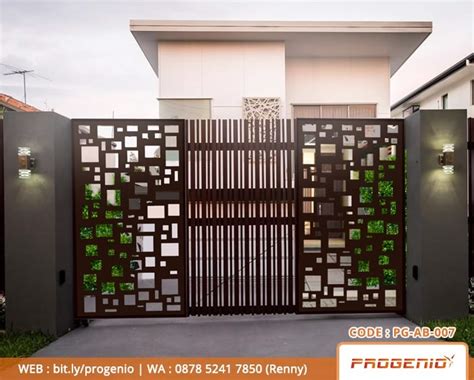 Jual Pagar Minimalis | Pagar Rumah |Pagar Motif Kotak/Abstrak|Laser Cutting - Kota Surabaya ...