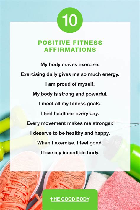 💪 50 Fitness Affirmations to Get You Moving!