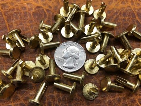 Heavy Duty Plated Split Rivets – 4 Styles!: Rivets for Leather Crafting | Brettuns Village