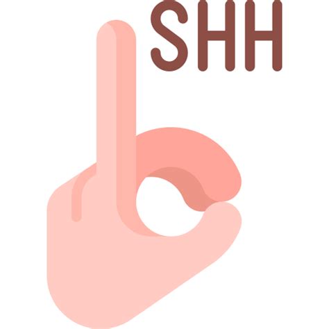 Shh Special Flat icon