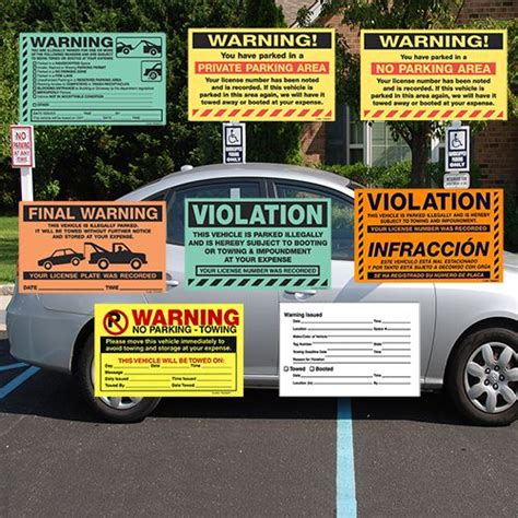 USA Made Parking Violation Stickers | Violations, Towing, Stickers