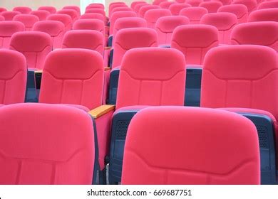 Empty Movie Theater Red Seats Stock Photo 669687751 | Shutterstock