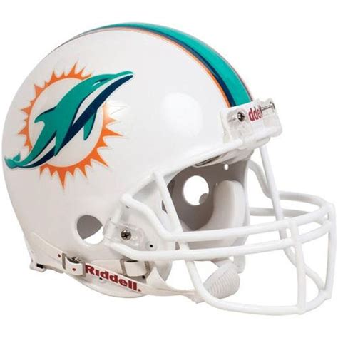 Riddell Miami Dolphins Authentic Full Size Helmet - White | Casco de ...