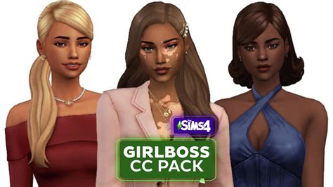 The Girlboss CC Pack for The Sims 4