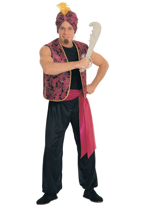 Male Genie Costume - Mens Sultan Costume