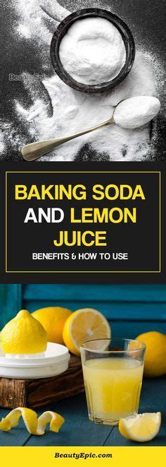 Baking Soda And Lemon: Benefits For Health And Beauty | Baking soda and ...