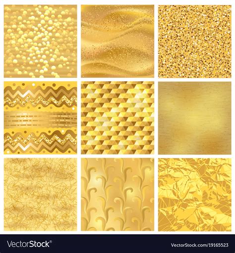 Golden background or gold texture pattern Vector Image