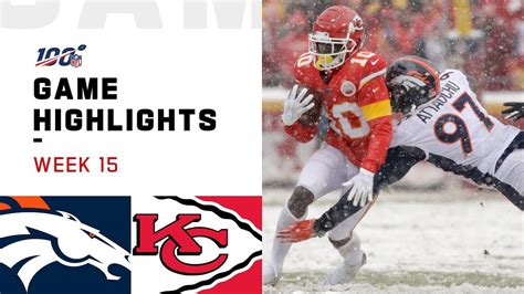 Broncos vs. Chiefs Week 15 Highlights | NFL 2019 - YouTube