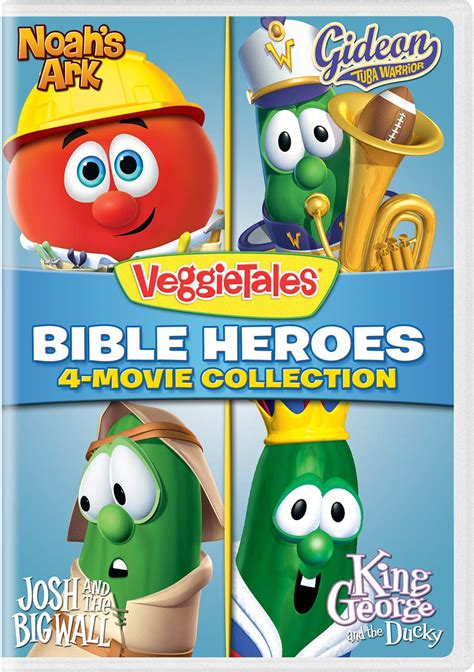 Buy VeggieTales: Bible Heroes 4-Movie Collection (Noah's Ark / Gideon ...