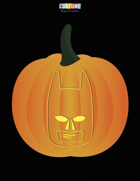 Free LEGO Batman Pumpkin Carving Stencils | Costume Supercenter Blog | Pumpkin carvings stencils ...