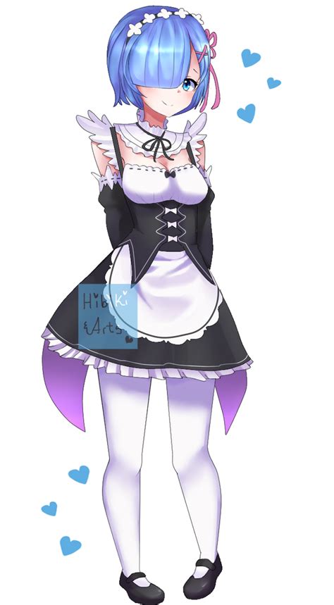 Rem Re: zero Fan Art by HibikiArts on DeviantArt