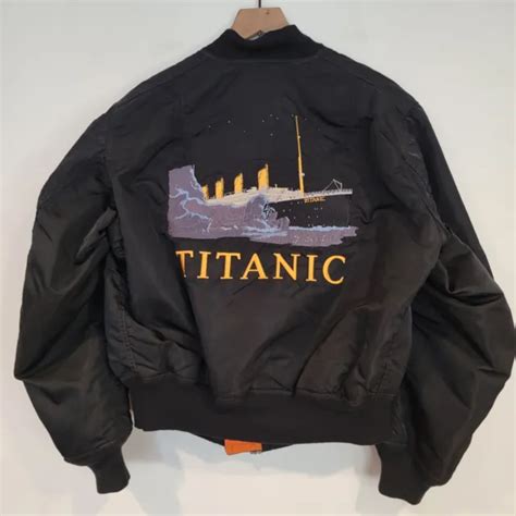 1997 LEONARDO DICAPRIO James Cameron Titanic Movie Cast & Crew Jacket ...