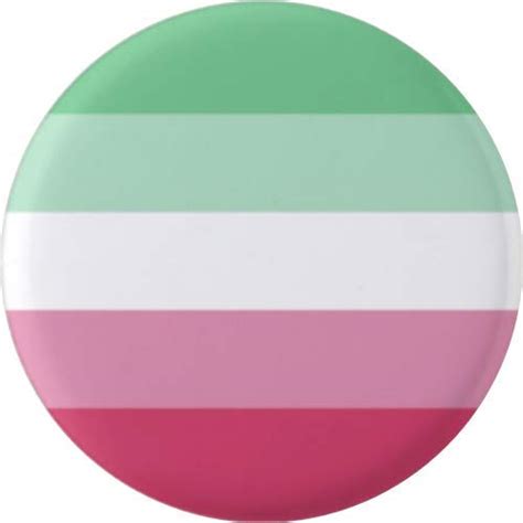 Abrosexual Pride Flag Pin 2.25” Round Circle Shape Metal Button Pin Badge Pinback 2.25 inch Pin ...