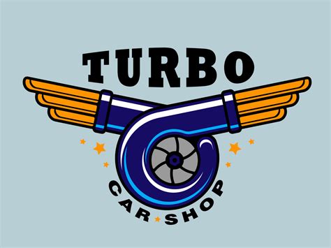 Logo Turbo Car Shop by Rylov Egor on Dribbble