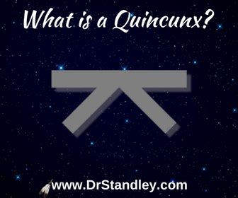 What does a Quincunx mean in Astrology on DrStandley.com