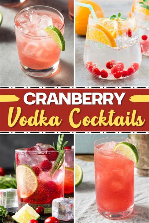 15 Best Cranberry Vodka Cocktails (+ Easy Recipes) - Insanely Good