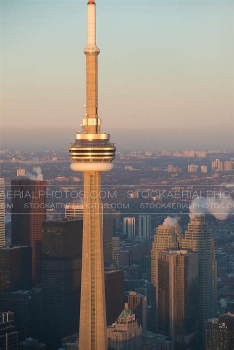 Aerial Photo | CN Tower at Sunset