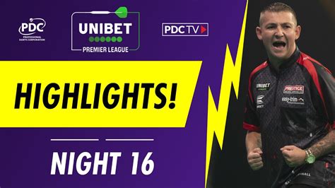 Premier League Darts Highlights | Night 16 - YouTube